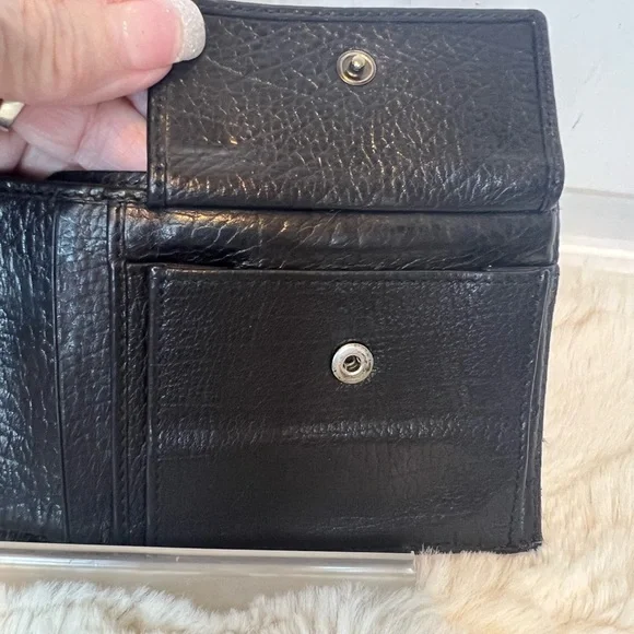 BOTTEGA VENETA LEATHER LAMBSKIN WALLET BLACK